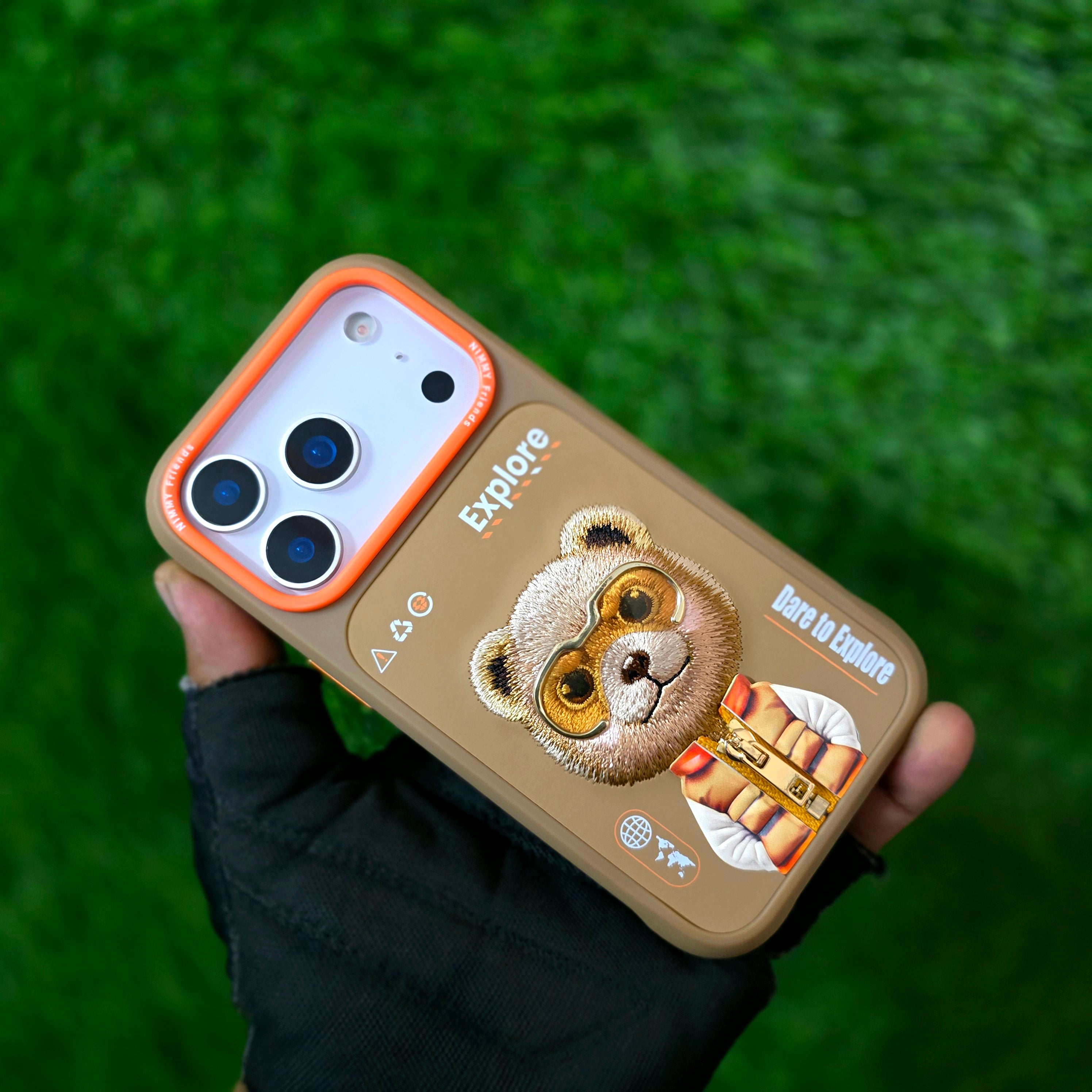 iPhone 17 Pro Nimmy Case, 3D Embroidery Winter Jacket Series Back