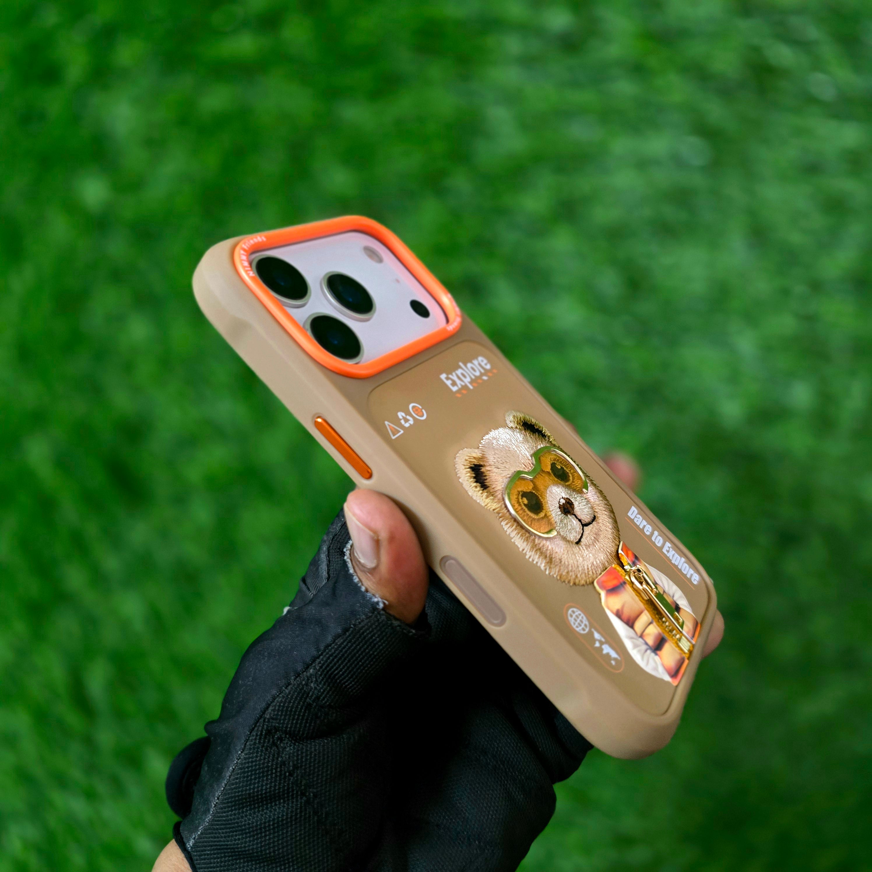 iPhone 17 Pro Nimmy Case, 3D Embroidery Winter Jacket Series Back