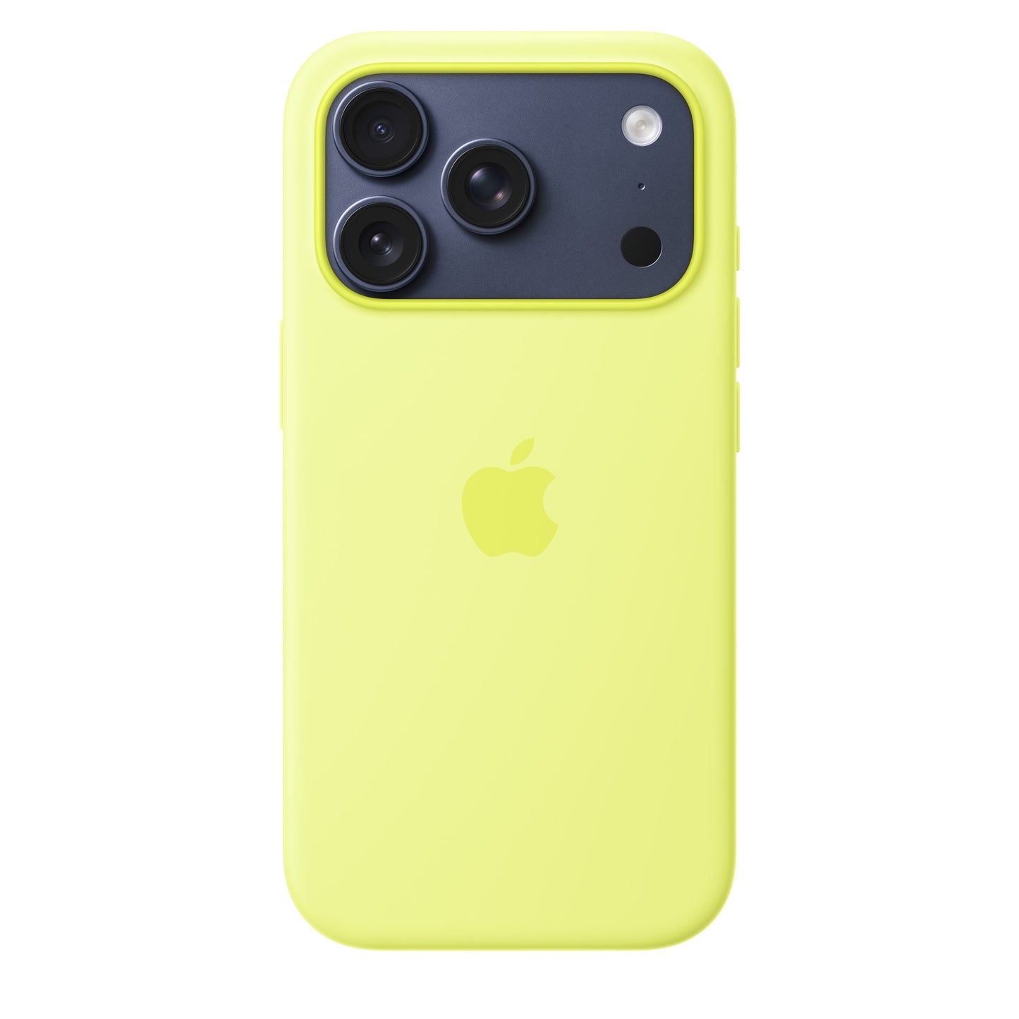 iPhone 17 Pro Silicon Case with Magsafe & Camera Control Button - Neon Yellow