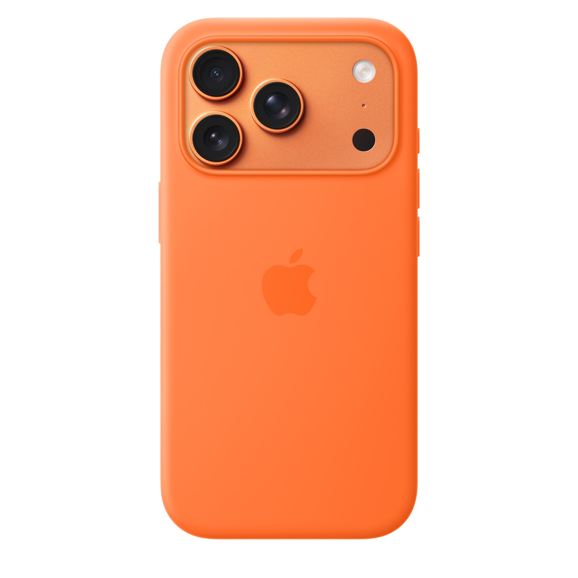 iPhone 17 Pro Silicon Case with Magsafe & Camera Control Button - Orange