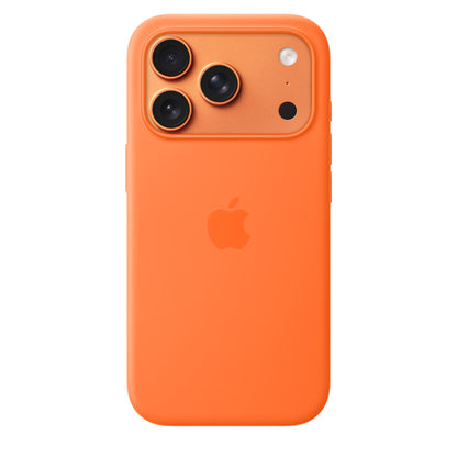 iPhone 17 Pro Silicon Case with Magsafe & Camera Control Button - Orange