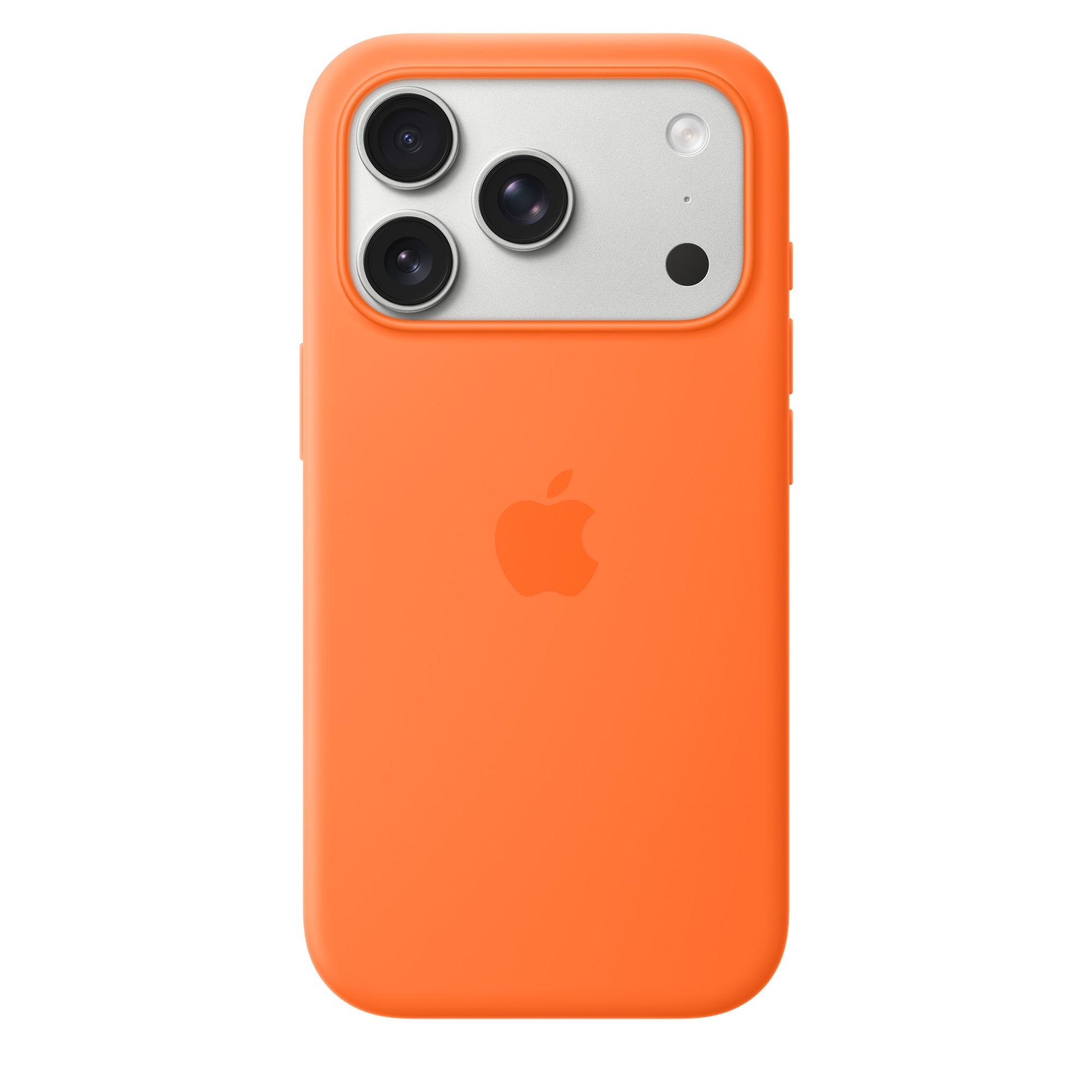 iPhone 17 Pro Silicon Case with Magsafe & Camera Control Button - Comic Orange