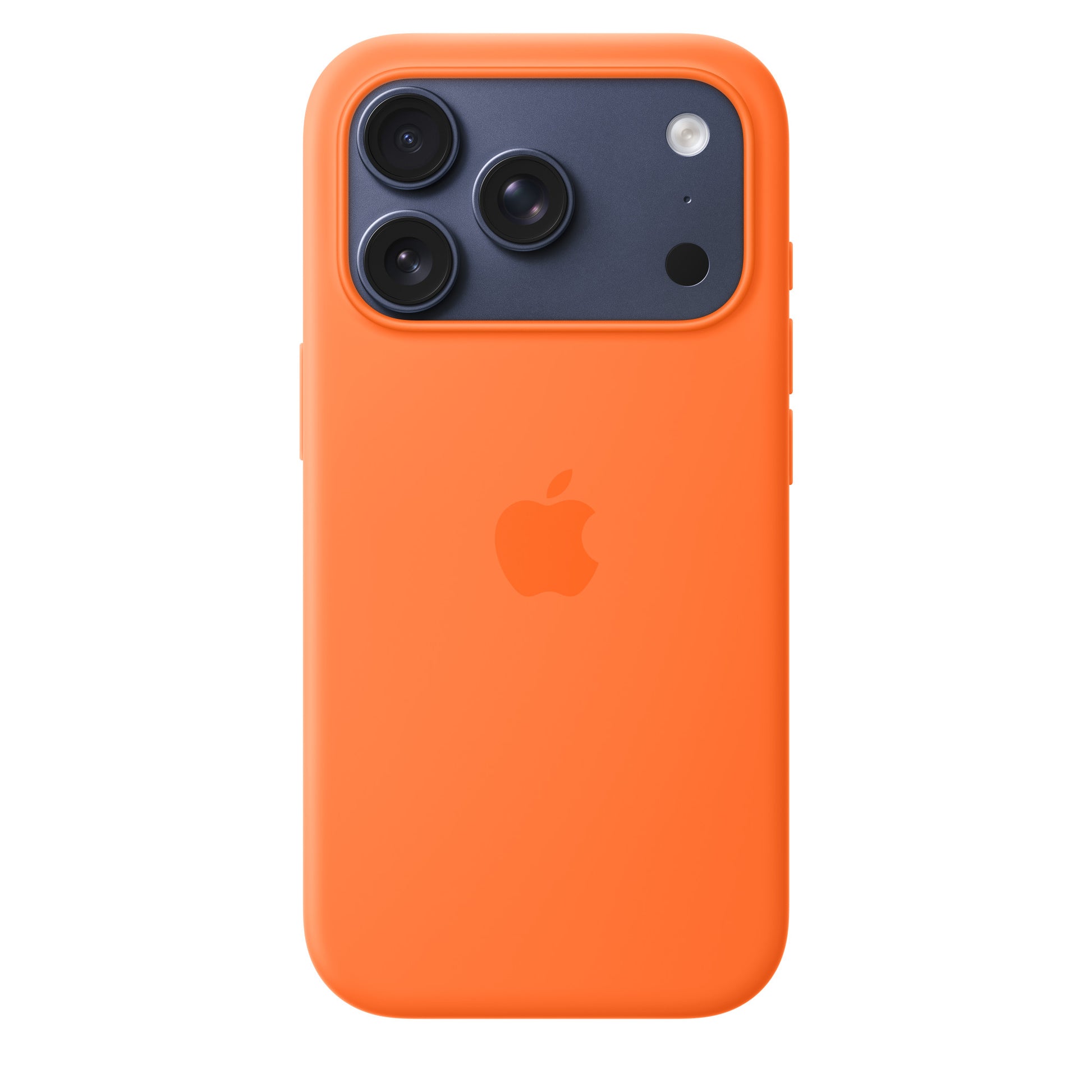 iPhone 17 Pro Silicon Case with Magsafe & Camera Control Button - Orange
