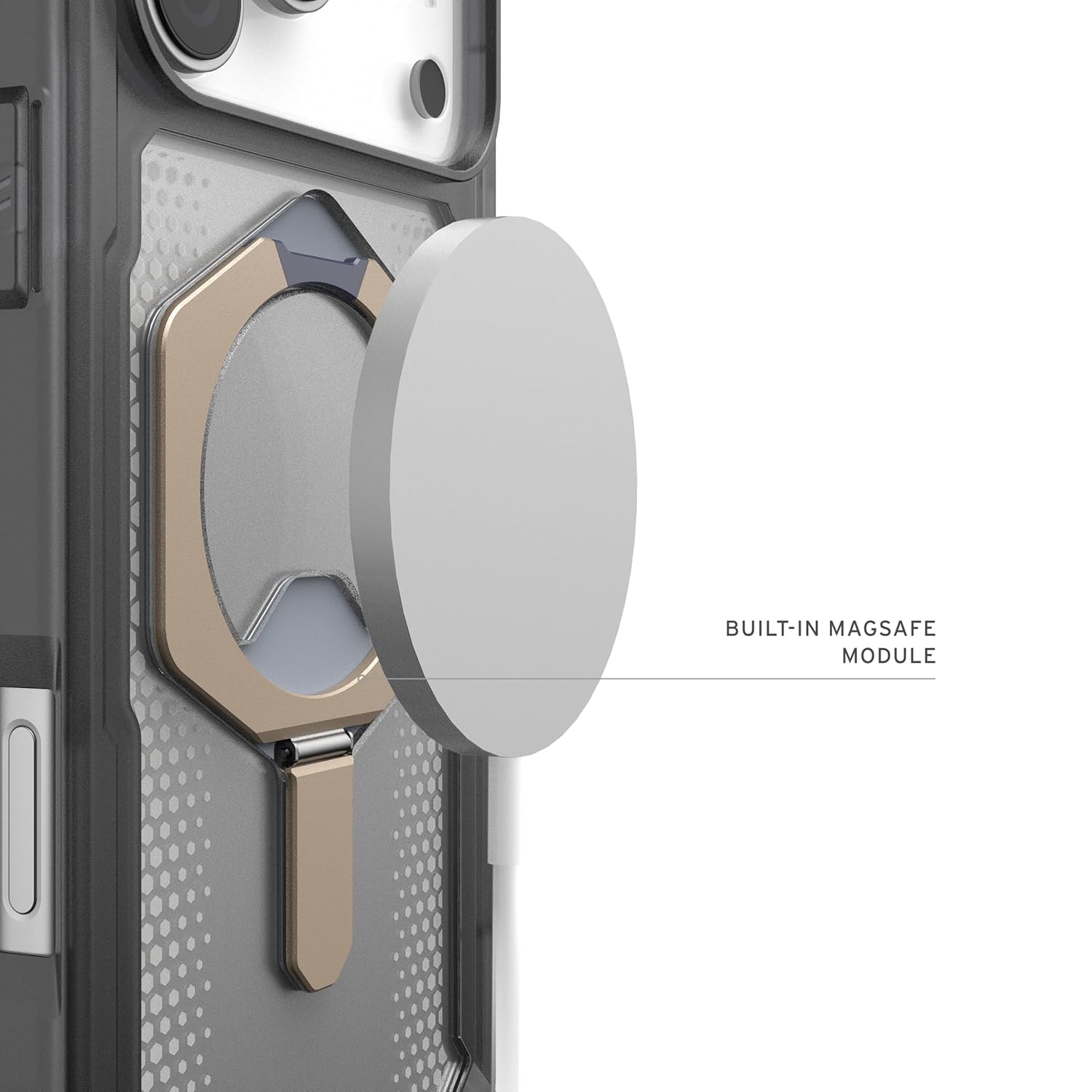 iPhone 17 Pro UAG Case, Military Grade Protective UAG Plasma XTE Series with Magsafe & Kickstand - Titanium