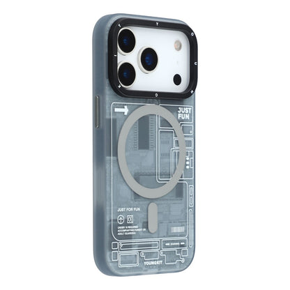 iPhone 17 Pro Max YOUNGKIT Case, Technology Series Matte Finish Cover with Magsafe - Technology Grey