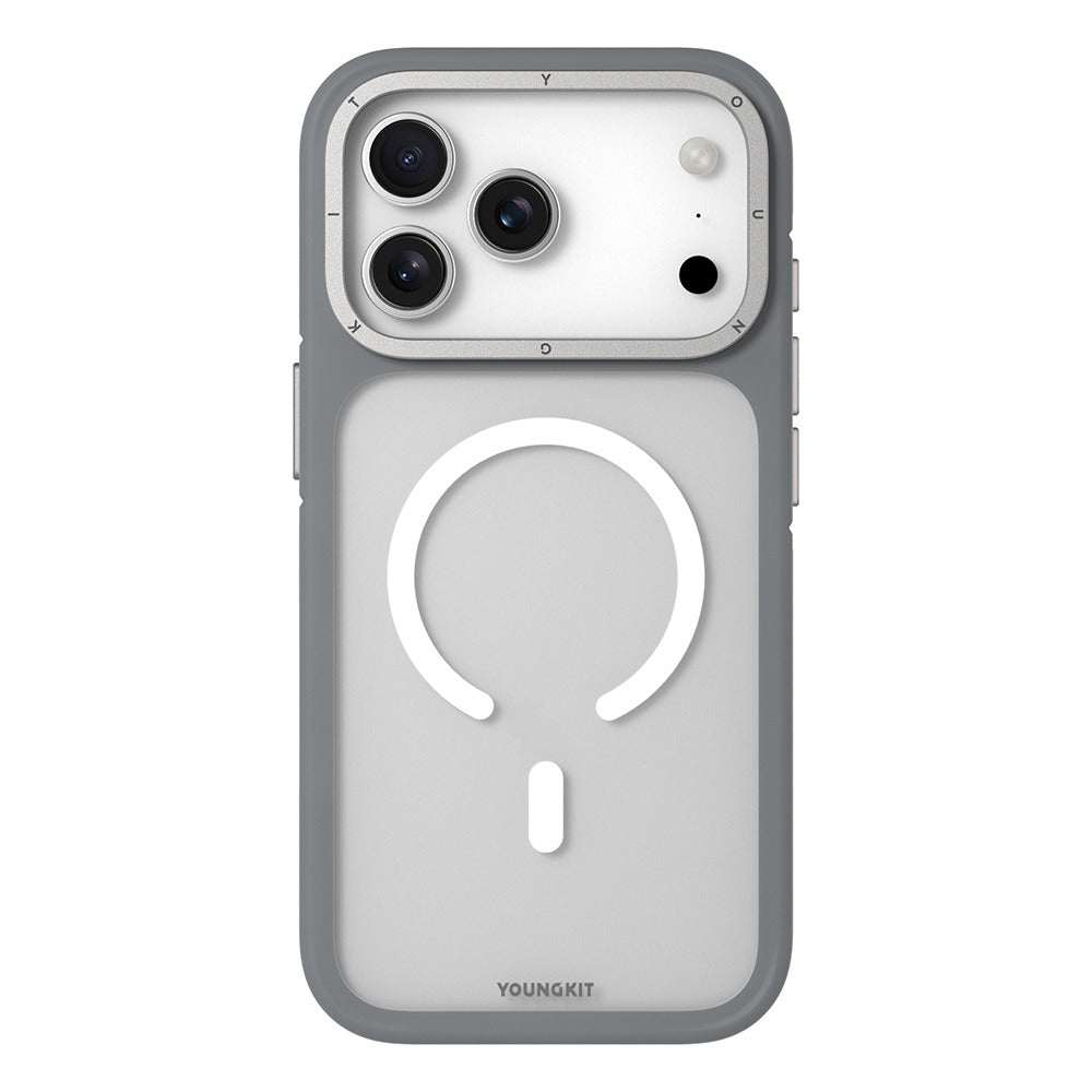 iPhone 17 Pro Max Youngkit Case, Rock Sand Series with Magsafe - Grey