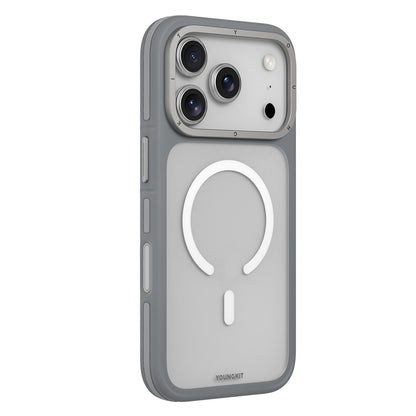 iPhone 17 Pro Max Youngkit Case, Rock Sand Series with Magsafe - Grey