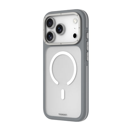 iPhone 17 Pro Max Youngkit Case, Rock Sand Series with Magsafe - Grey