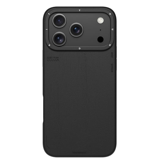 iPhone 17 Pro Max Leather Case, YOUNGKIT Matte Finish Leather Cover with Magsafe - Black
