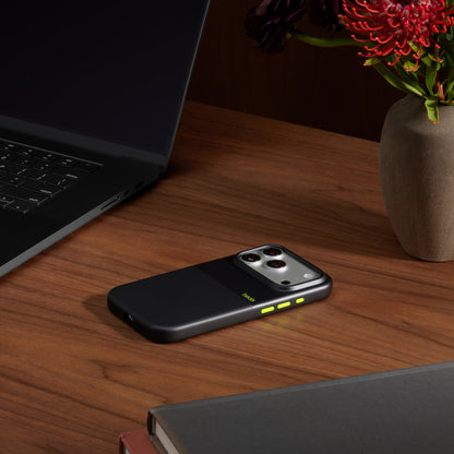 iPhone 17 Pro beats Case, Matte Texture with Microfibre Lining with Magsafe & Camera Control Button - Everest Black