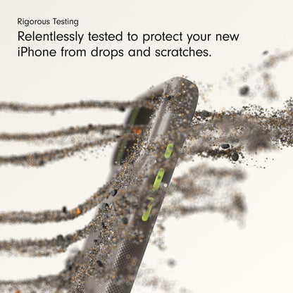 iPhone 17 Pro beats Case, Matte Texture with Microfibre Lining with Magsafe & Camera Control Button - Alpine Gray