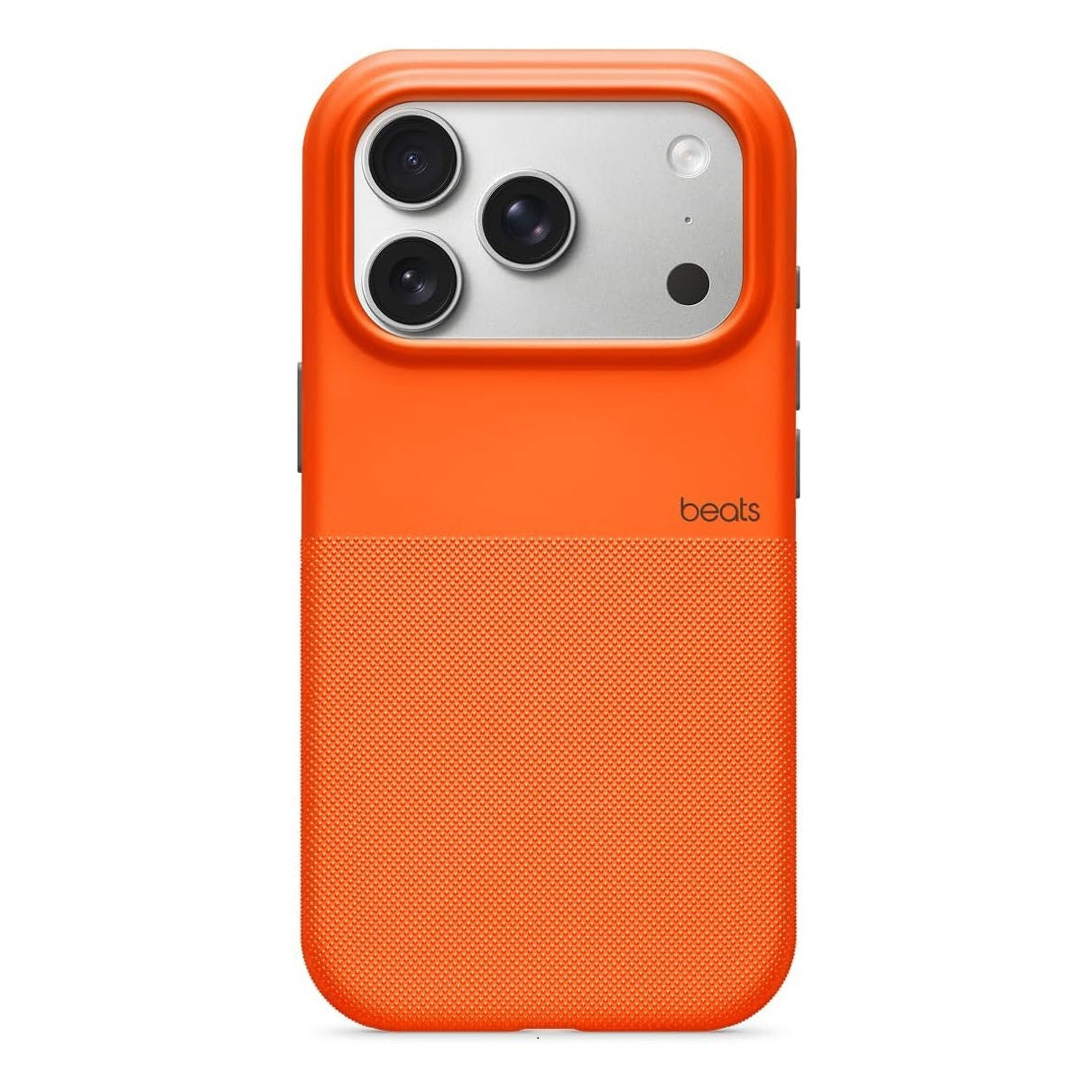iPhone 17 Pro beats Case, Matte Texture with Microfibre Lining with Magsafe & Camera Control Button - Sierra Orange