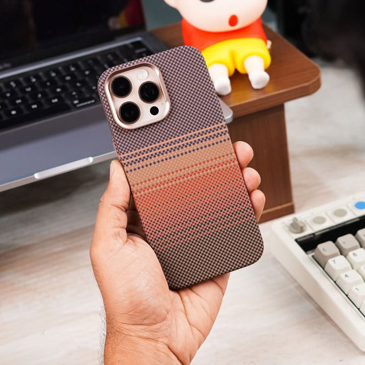 iPhone 16 Pro Max Carbon Case, Luxo Life Carbon Texture with Metal Camera Protection Magsafe Case