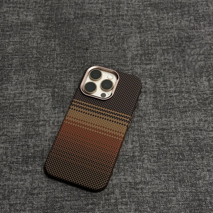 iPhone 16 Pro Max Carbon Case, Luxo Life Carbon Texture with Metal Camera Protection Magsafe Case
