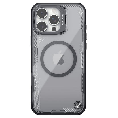 iPhone 16 Pro Max Nillkin Case, Iceblade Series CamProp Case with Camera Cutout Kicstand case with Magsafe