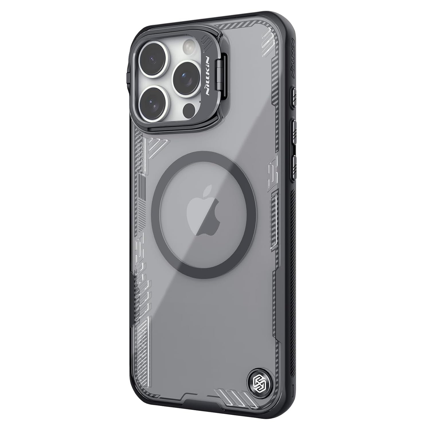 iPhone 16 Pro Max Nillkin Case, Iceblade Series CamProp Case with Camera Cutout Kicstand case with Magsafe