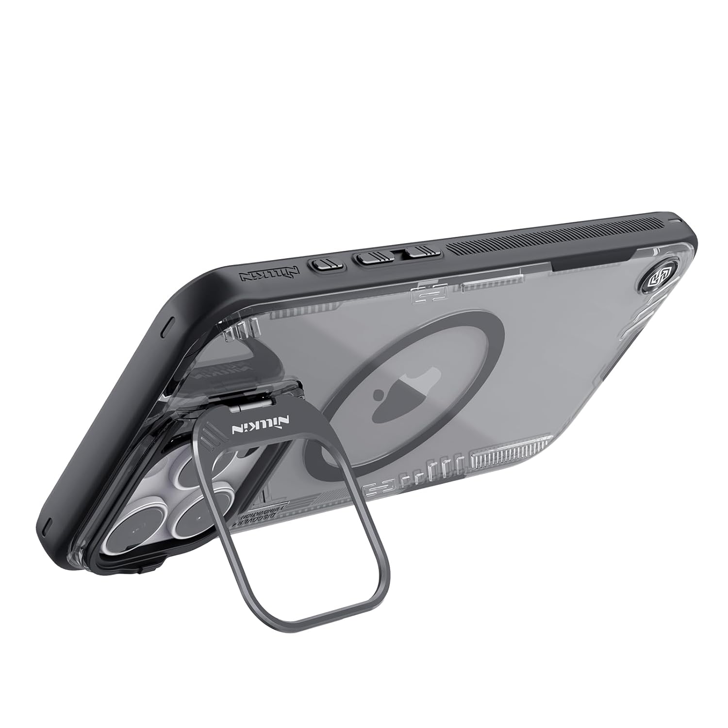 iPhone 16 Pro Max Nillkin Case, Iceblade Series CamProp Case with Camera Cutout Kicstand case with Magsafe