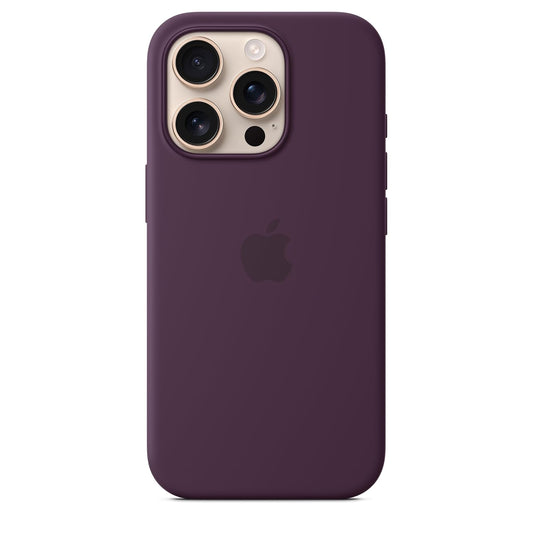 iPhone 16 Pro Max Silicon Case with Magsafe - Plum
