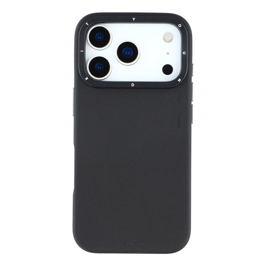 iPhone 17 Pro Max Leather Case, YOUNGKIT Matte Finish Leather Cover with Magsafe - Black