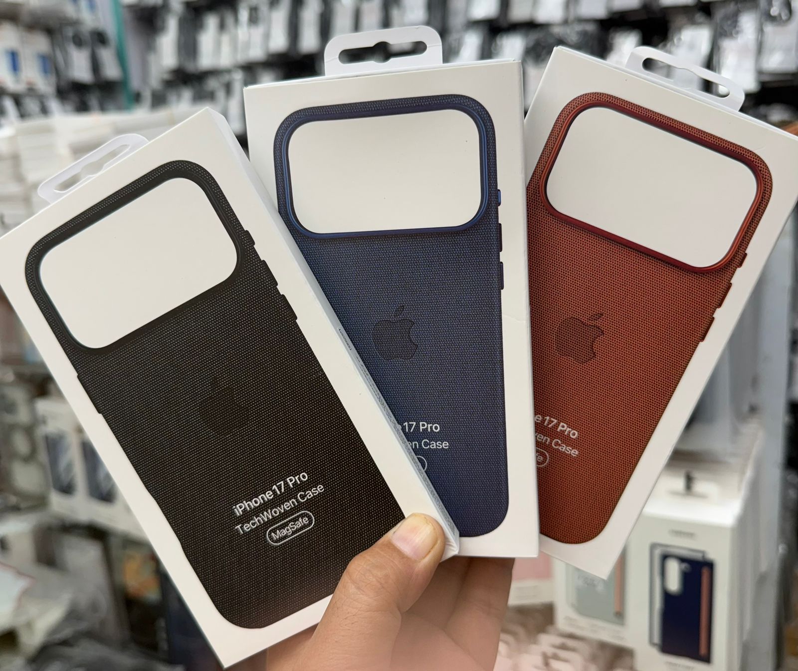 iPhone 17 Pro Max TechWoven Case ブラック Apple APPLE iPhone 17 Pro Max TechWoven Case with MagSafe