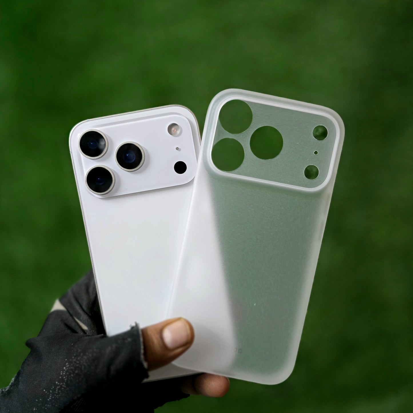 iPhone 17 Pro Max Ultra Thin KZDOO Air Skin Matte Frosted Back Cover - White