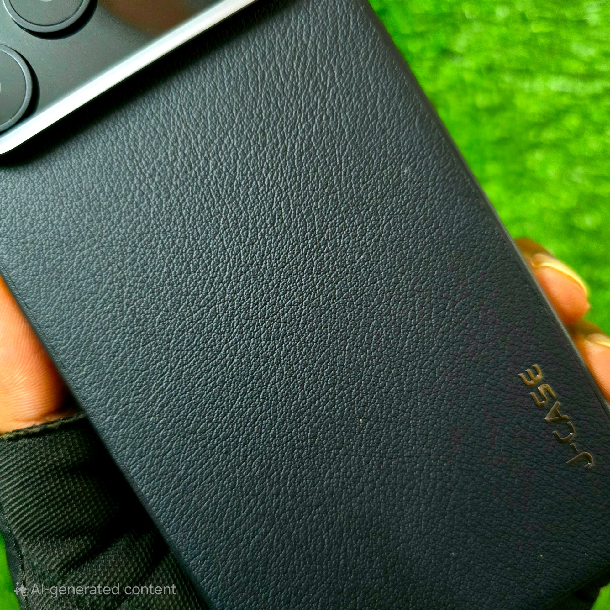 iPhone 17 Pro Max Leather Cover, J-Series Genuine Leather Case - Black