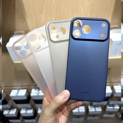 iPhone 17 Pro Ultra Thin KZDOO Air Skin Matte Frosted Back Cover - Blue