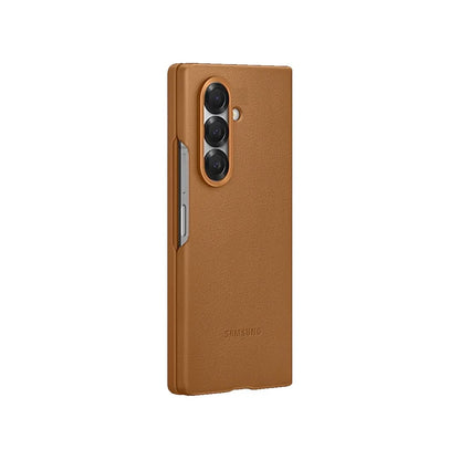 Samsung Galaxy Z Fold7 Leather Case Slim Soft Inside - Brown