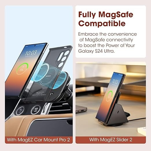 Samsung Galaxy S25 Ultra Sunset Tactile Woven Kevlar Case with MagSafe - Sunset