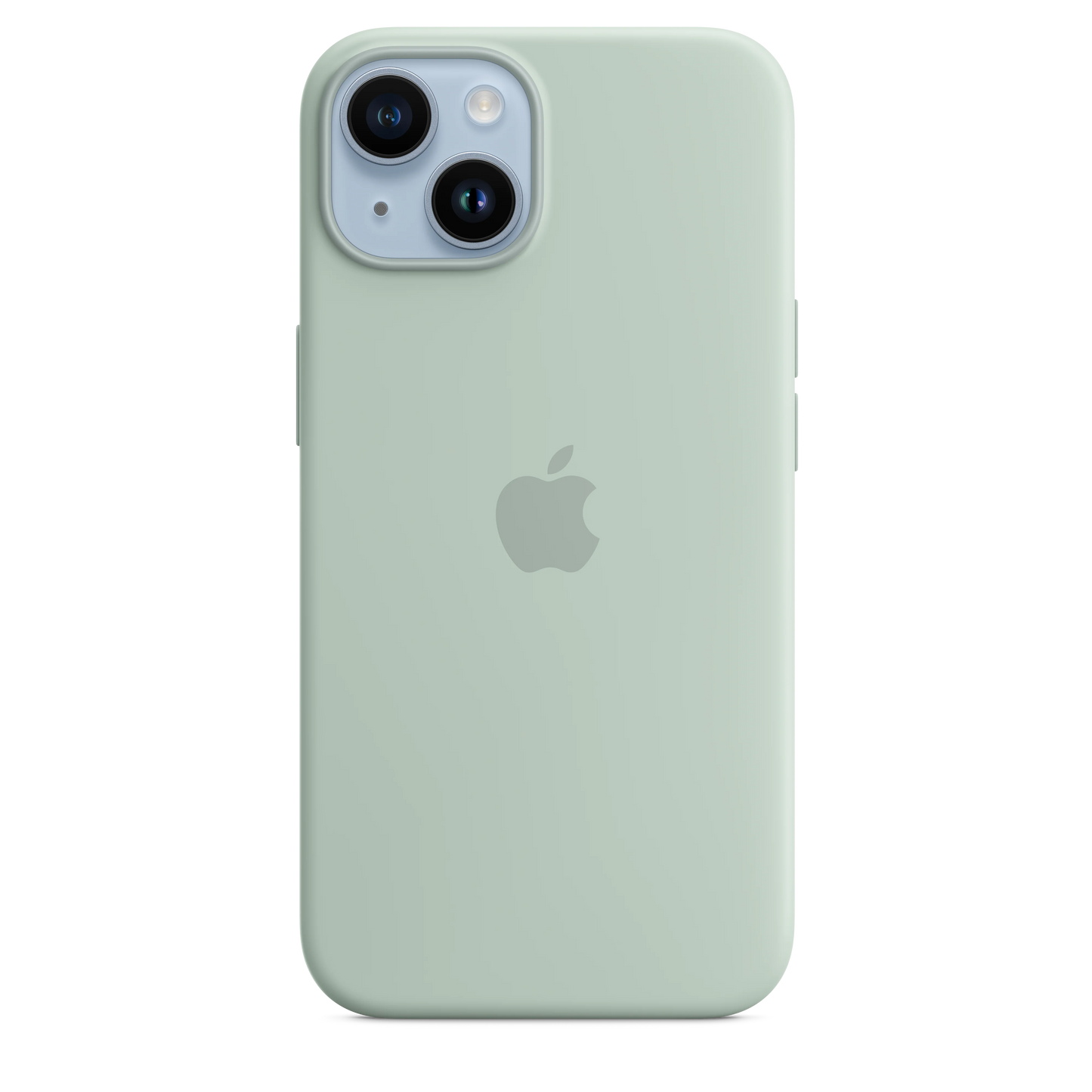 iPhone 14 Original Liquid Silicon Case With Magsafe IC Working (Animation) - Succulent