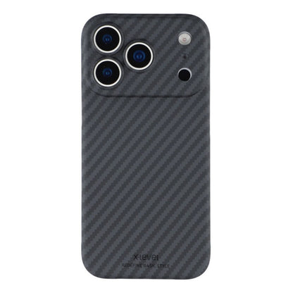 iPhone 17 Pro Max 0.6mm Ultra Slim X-LEVEL Carbon Fiber Magnetic Cover with Magsafe - Black