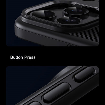 iPhone 17 Soft Carbon Texture Case with Camera Control Button and Magsafe - Grey