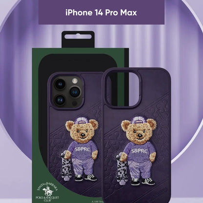 iPhone 14 Pro Max Santa Barbara Polo Club Crete Series Genuine Leather Case