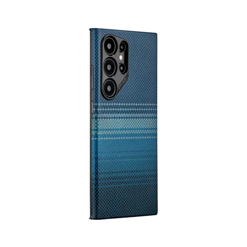 Samsung Galaxy S25 Ultra Sunset Moonrise Kevlar Case with MagSafe - Blue