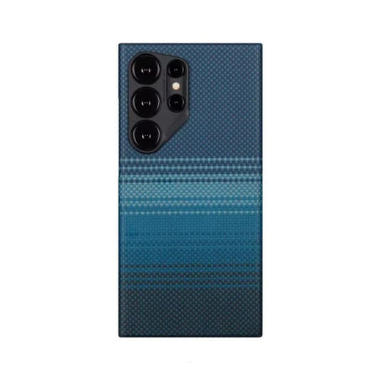 Samsung Galaxy S25 Ultra Sunset Moonrise Kevlar Case with MagSafe - Blue