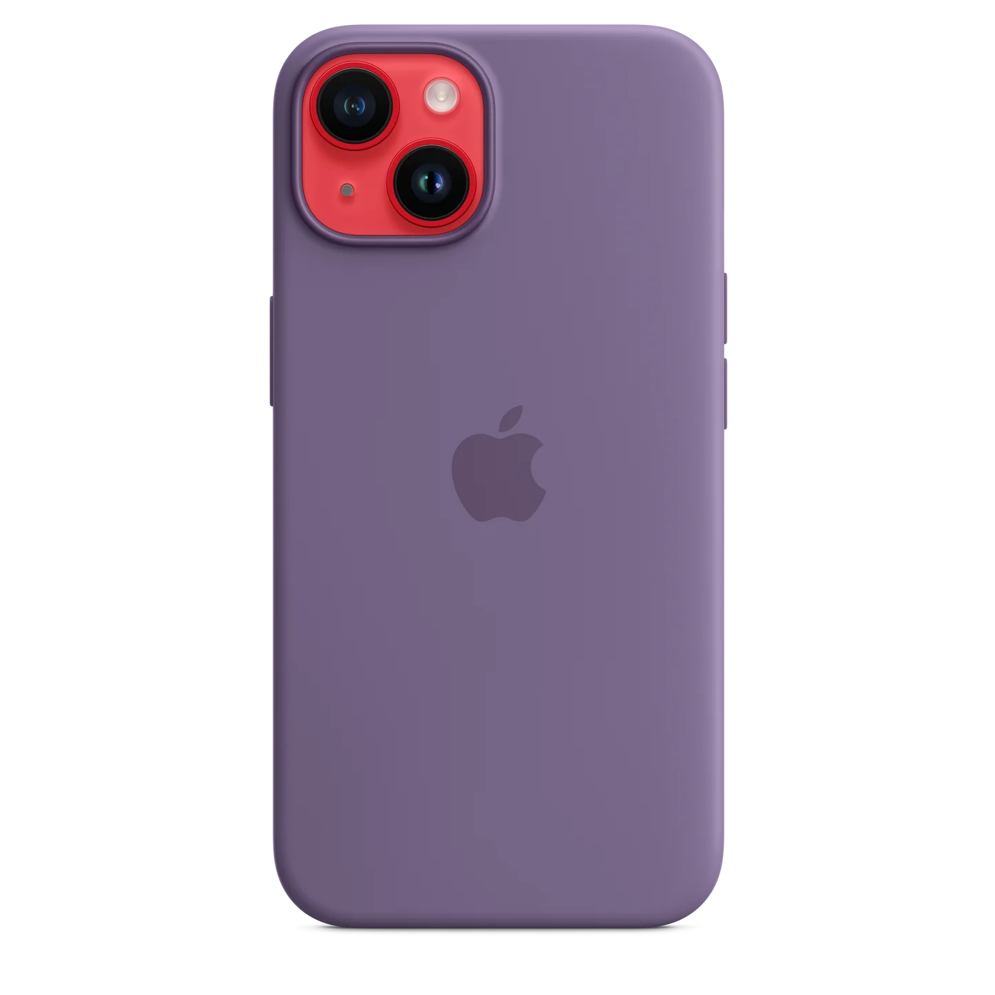 iPhone 14 Original Liquid Silicon Case With Magsafe IC Working (Animation) - Iris