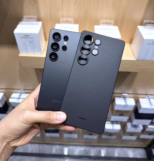 Samsung Galaxy S25 Ultra Kzdoo Air Skin 0.3mm Thick Paper Back Cover with Camera Protection