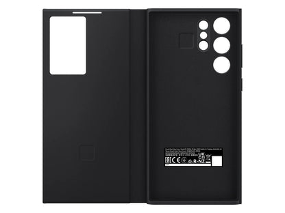 Samsung Galaxy S22 Ultra S-View Phone Case, Protective Cover - Black