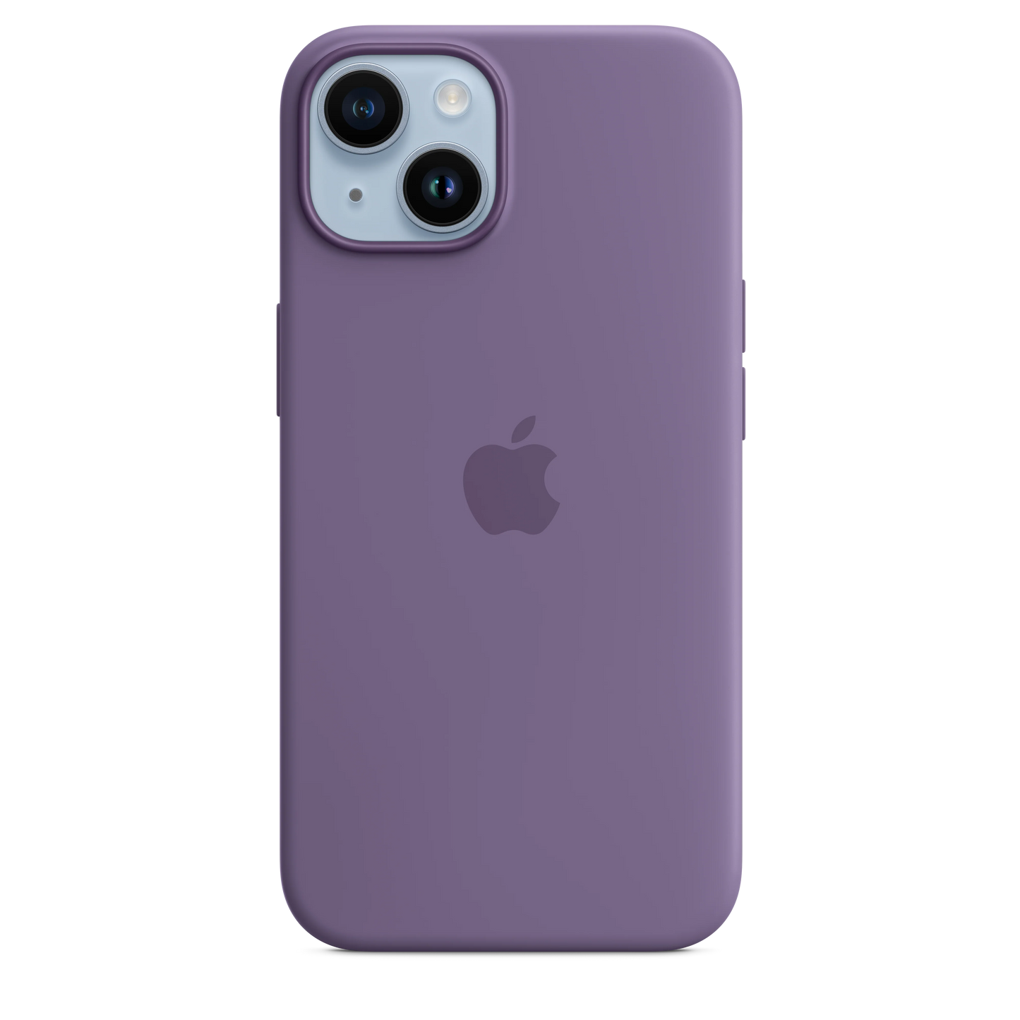 iPhone 14 Original Liquid Silicon Case With Magsafe IC Working (Animation) - Iris