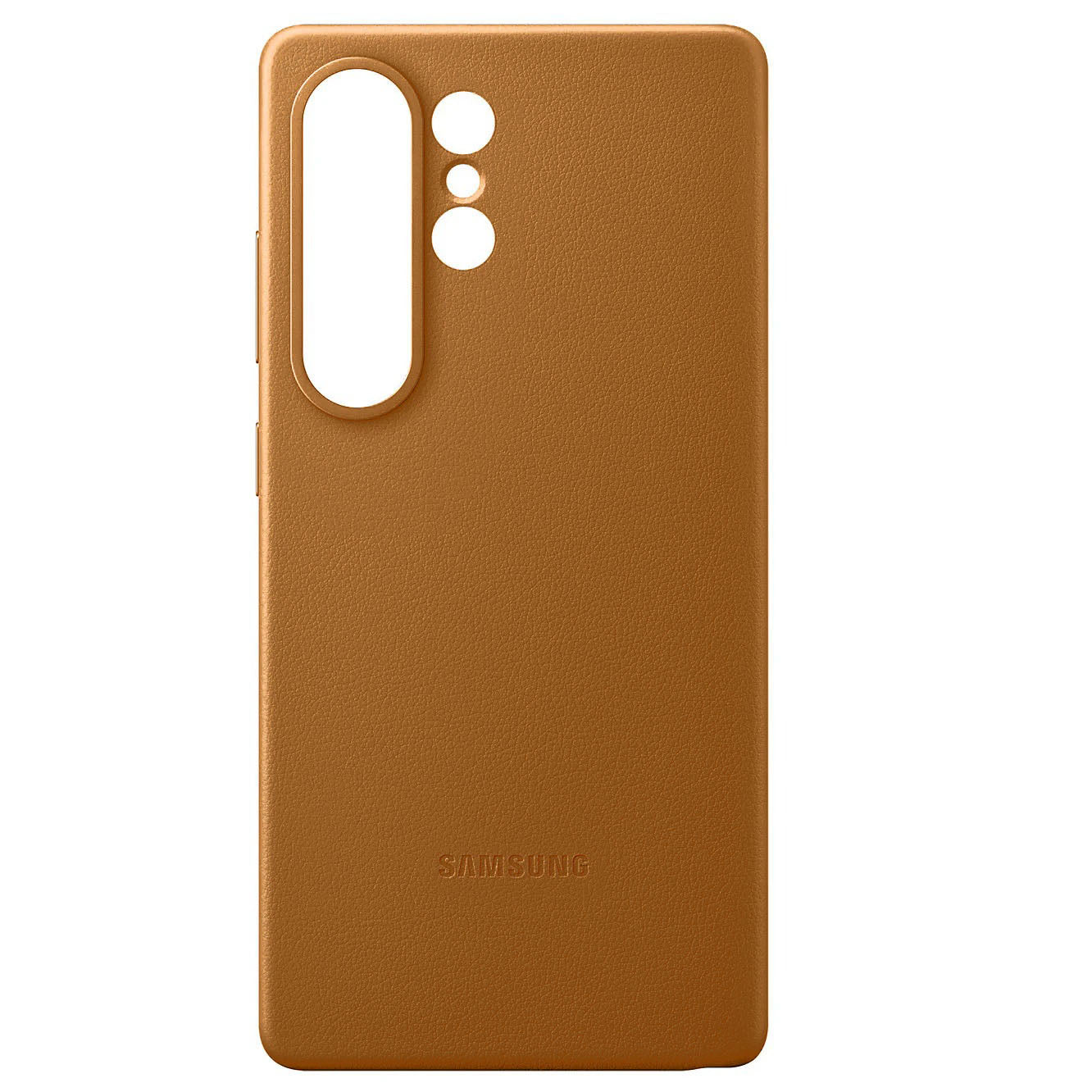 Samsung Galaxy S26 Ultra Leather Case, Kindsuit Leather Back Cover - Saddle Brown