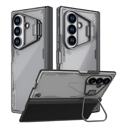 Samsung Galaxy Z Fold7 Nillkin ICE-BLADE Series Corner Air Bags + Aluminum Camera Protect Stand