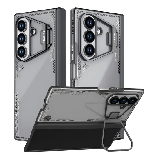 Samsung Galaxy Z Fold7 Nillkin ICE-BLADE Series Corner Air Bags + Aluminum Camera Protect Stand