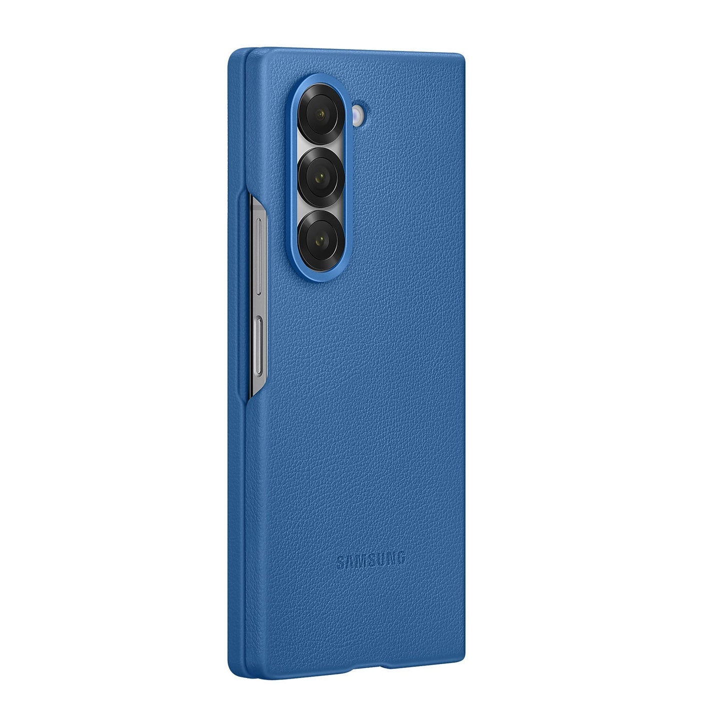 Samsung Galaxy Z Fold 6 Slim Leather Case Soft Inside - Blue