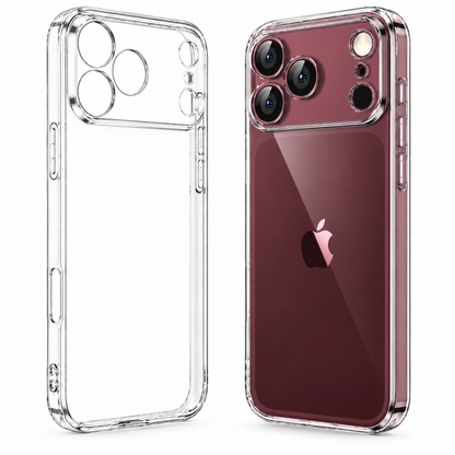 iPhone 18 Pro Max Anti-Yellowing Case Shockproof Super Slim Hard PC Transparent Cover