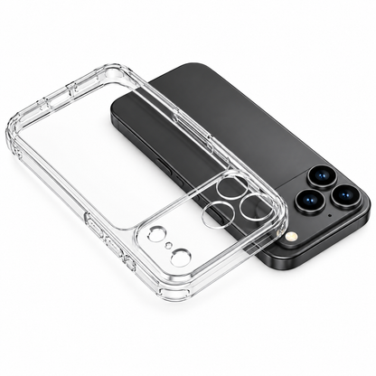 iPhone 18 Pro Max Anti-Yellowing Case Shockproof Super Slim Hard PC Transparent Cover