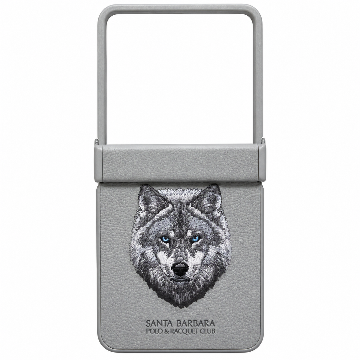 Samsung Z Flip8 Original Santa Barbara Polo Requite Club Leather Case Savana Series with Hinge Protection Cover - Wolf