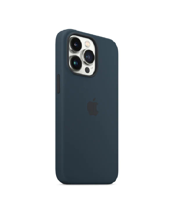 iPhone 14 Pro Original Liquid Silicon Case with Logo - Dark Blue