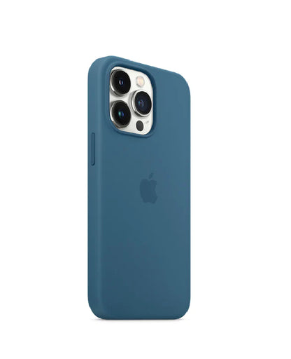 iPhone 14 Pro Original Liquid Silicon Case with Logo - Blue