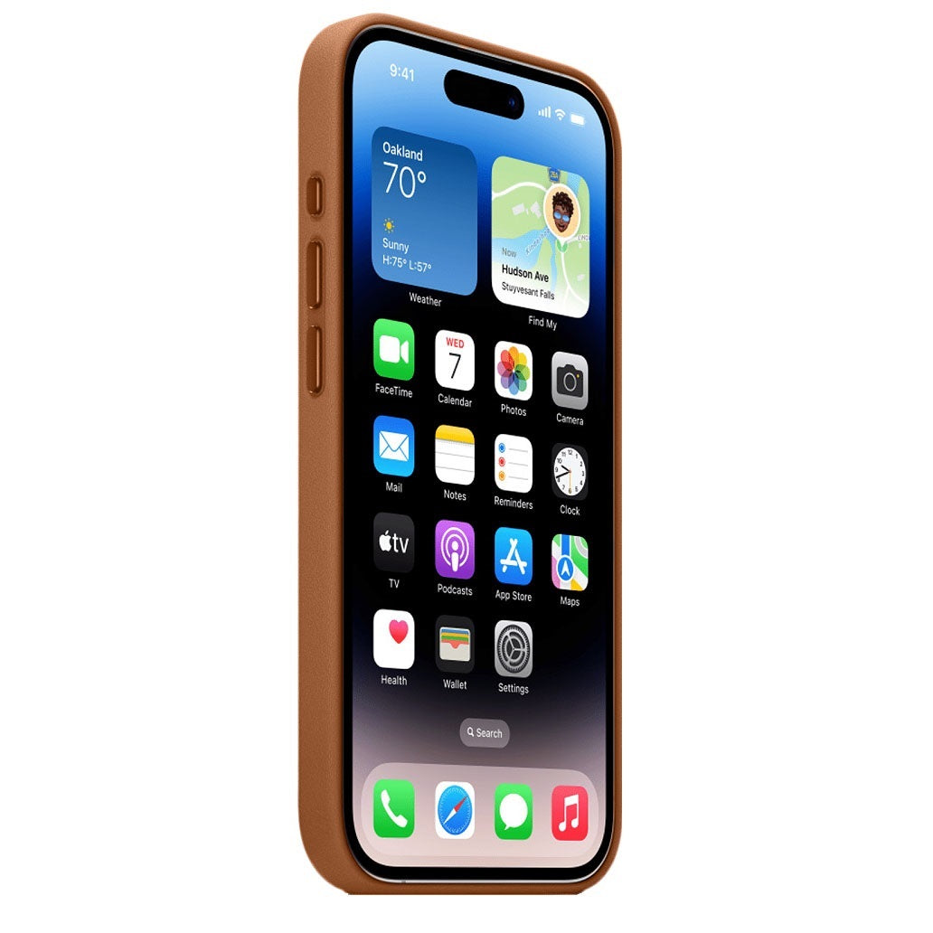 iPhone 17 Leather Case with Magsafe - Tan Brown
