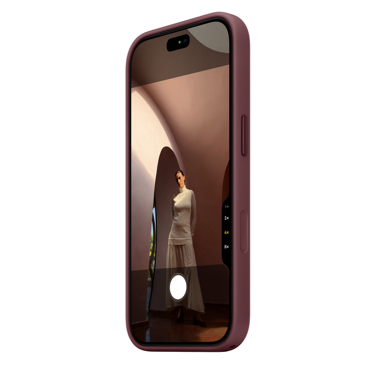 iPhone 18 Pro TechWoven Case with Magsafe and Camera Control Button - Wine